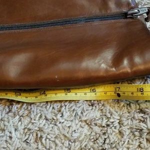 Brown leather Italian boots